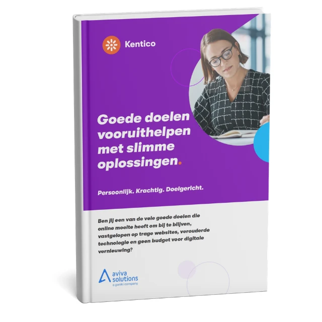 Kentico eboek: Goede doelen vooruithelpen met slimme oplossingen