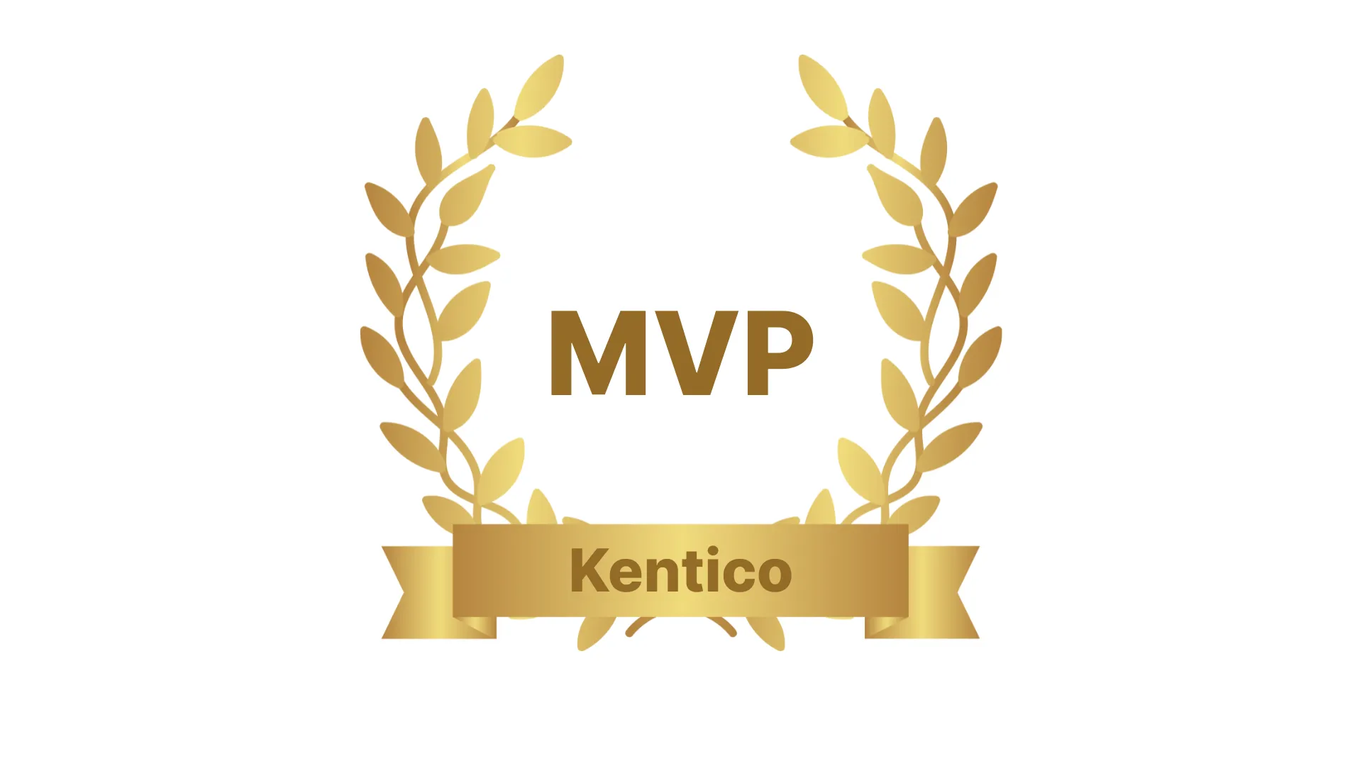 Eerste Kentico MVP graphic