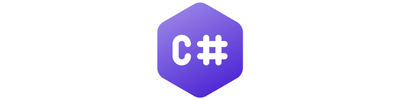 Het logo van programmeertaal C#.