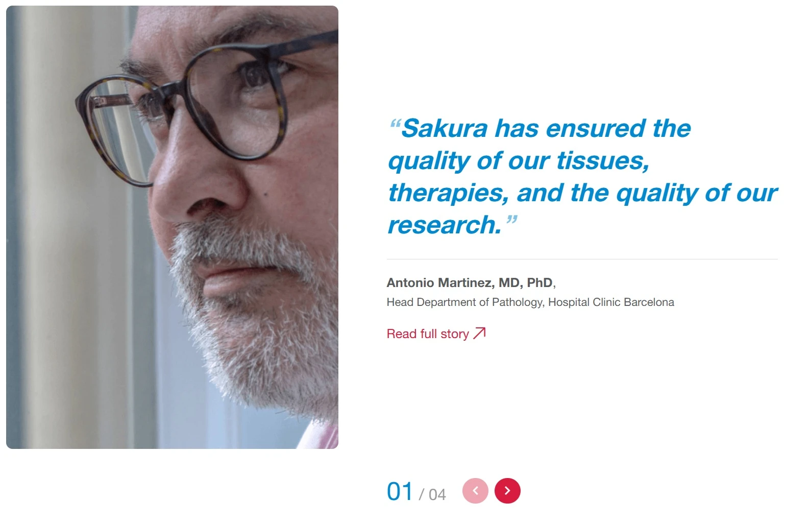 Sakura Testimonial