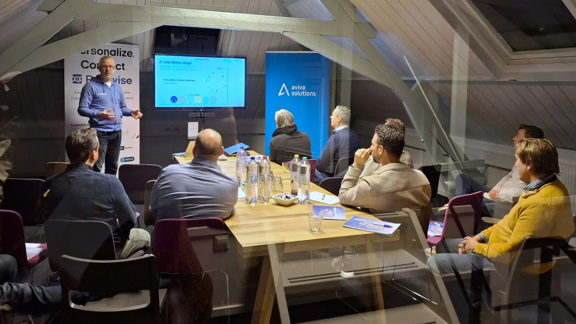 De Relewise user group meeting werd gehouden bij Aviva Solutions.