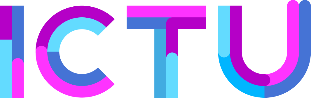 Het logo van ICTU, ICT-Uitvoeringsorganisatie